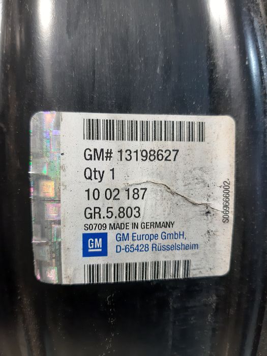 Felga Stalowa Strukturalna Opel 5X110 Et39 6.5J R16 2160131