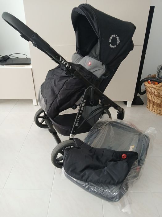 Carrinho de bebe com ovo e cadeira auto