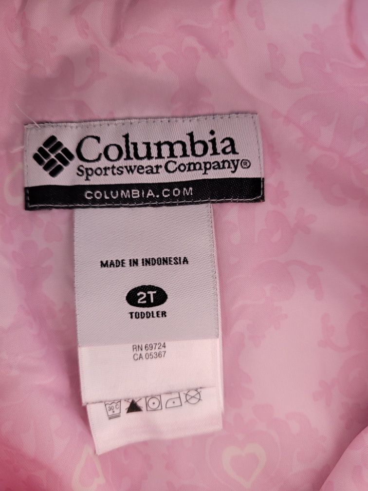 Spodnie narciarskie 98 różowo liliowe Columbia dla dziewczynki