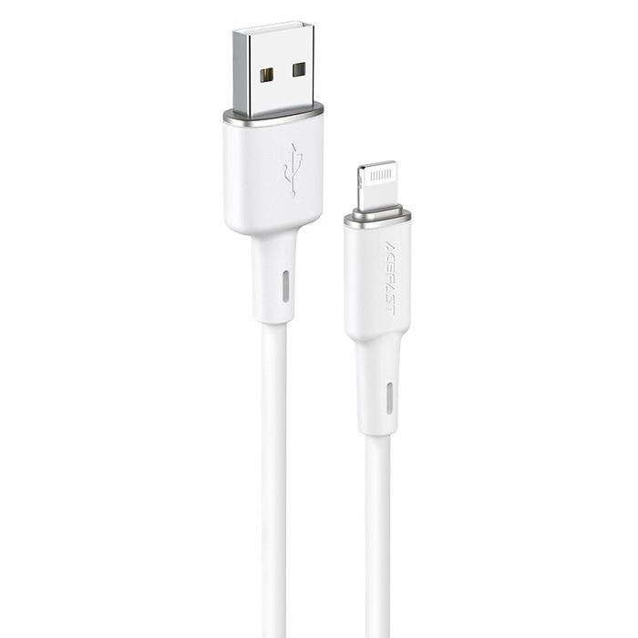 Kabel Acefast MFI USB-Lightning 1,2M 2,4A Biały - Apple