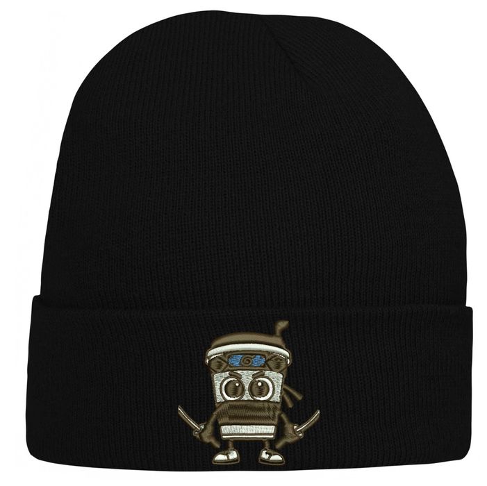 CZAPKA zimowa z haftem Cappuccino Assassino ITALIAN BRAINROT Prezent