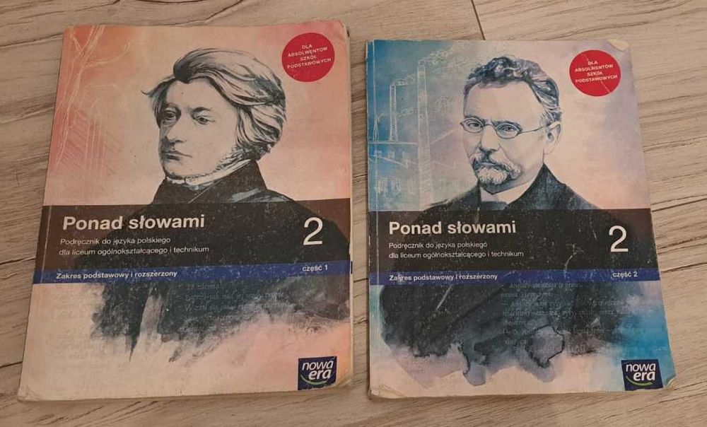 Ponad słowami 2 cz. 1 i 2, zakres podstawowy, j. polski