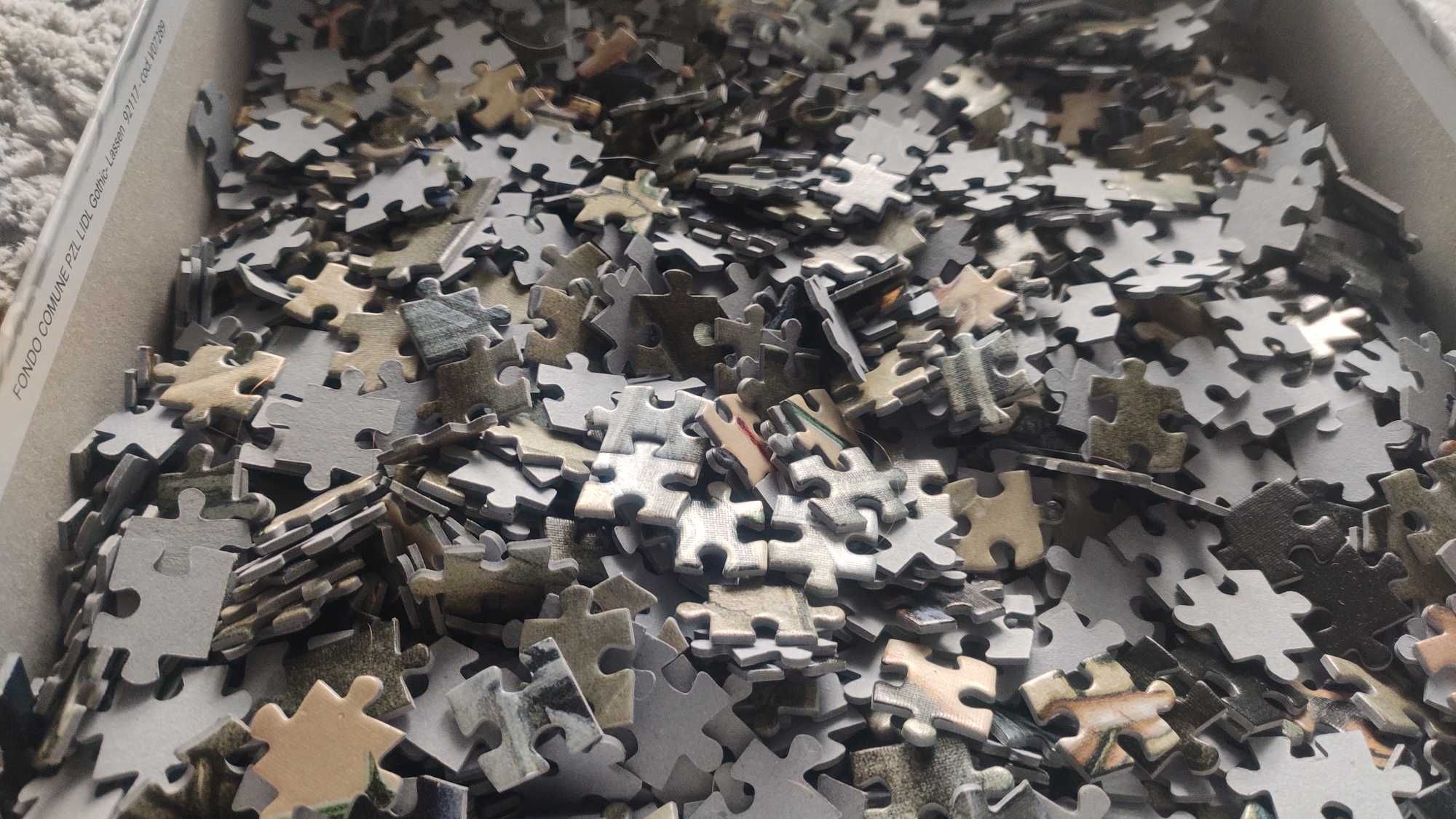 Puzzle 1000 elementów komplet