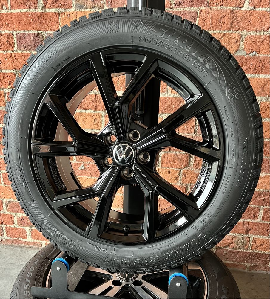 Koła Zimowe 17 VW Taigo T-Cross 205/55R17 Nowe 5x100 Zima 2024 R Line