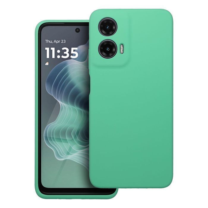 Futerał SILICONE 2mm do MOTOROLA G35 5G miętowy