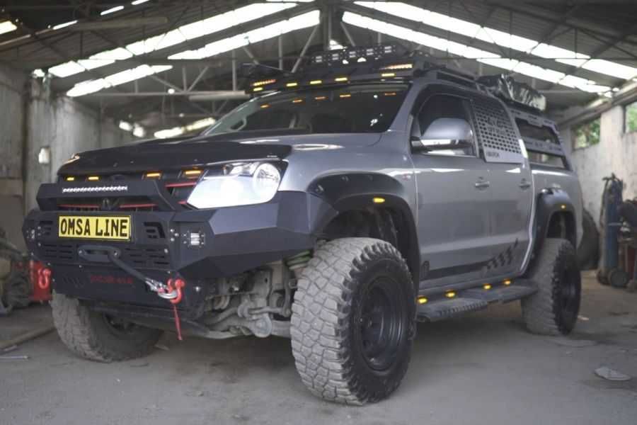 Бампер на VOLKSWAGEN AMAROK 2010-2022 силовой бампер посилений задній