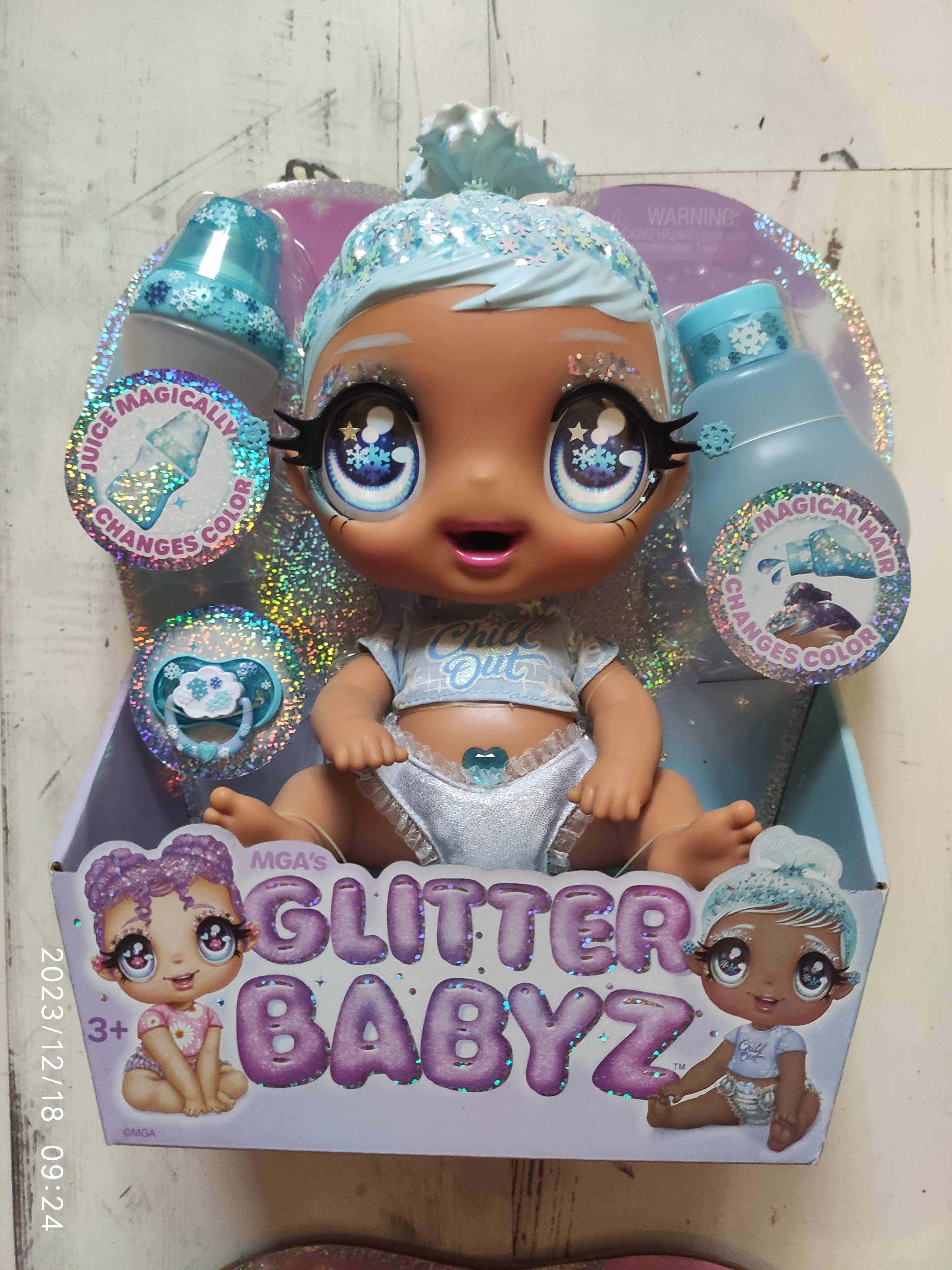 Лялька glitter babyz Solana, Snowflake, Dreamia. Оригінал.