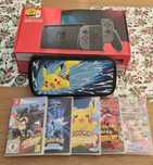 Konsola Nintendo Switch + 128gb zestaw 5 gier + case Pokemon