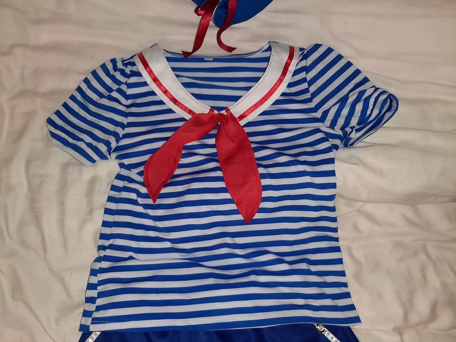 Карнавальный костюм Морячка, Матроска  от 11-15 лет