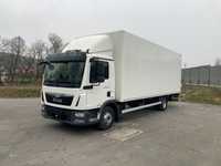 MAN TGL 12.250 EURO6  kontener 7,20m + Winda,18 palet, manual, import Niemcy TGM