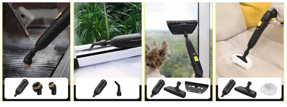 Myjka Parowa Do Czyszczenia Uniwersalna TVD SW608-A 1800W 5BAR 1,3L