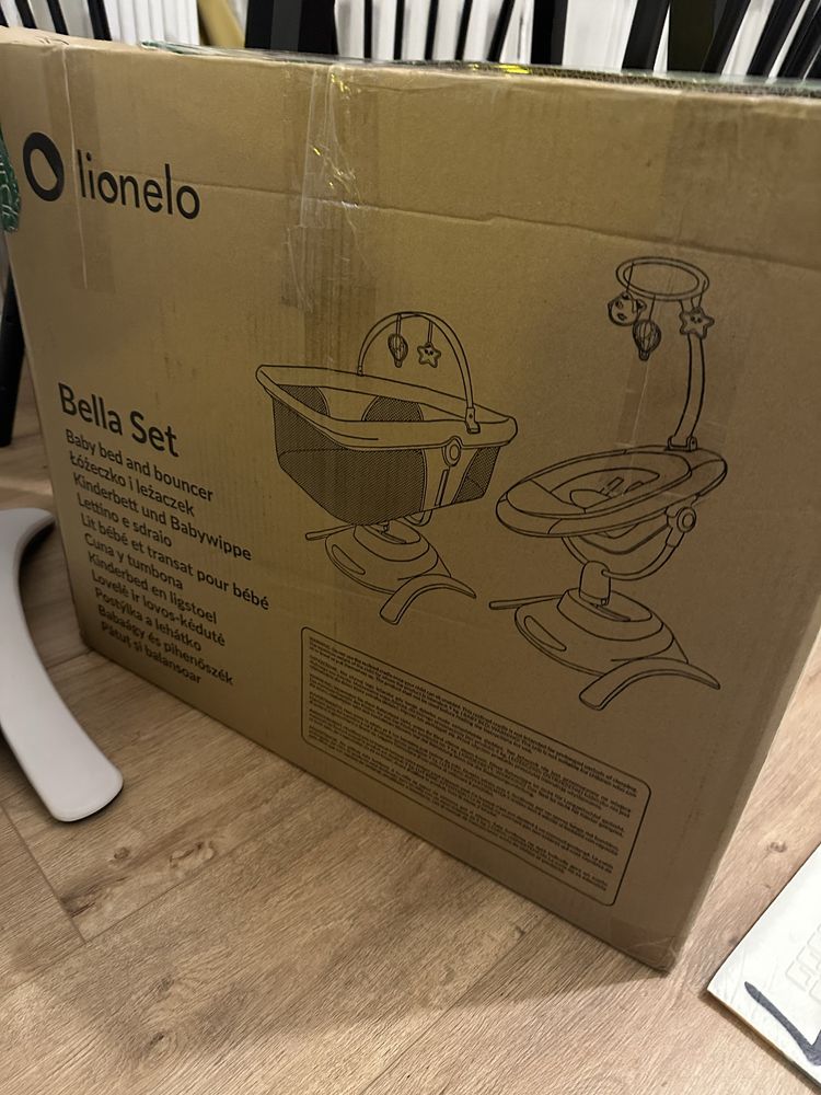 Lionelo Bella Set leżaczek bujaczek