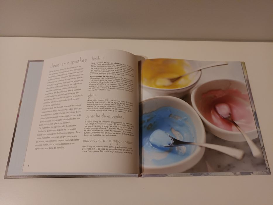Livro sobre cupcakes