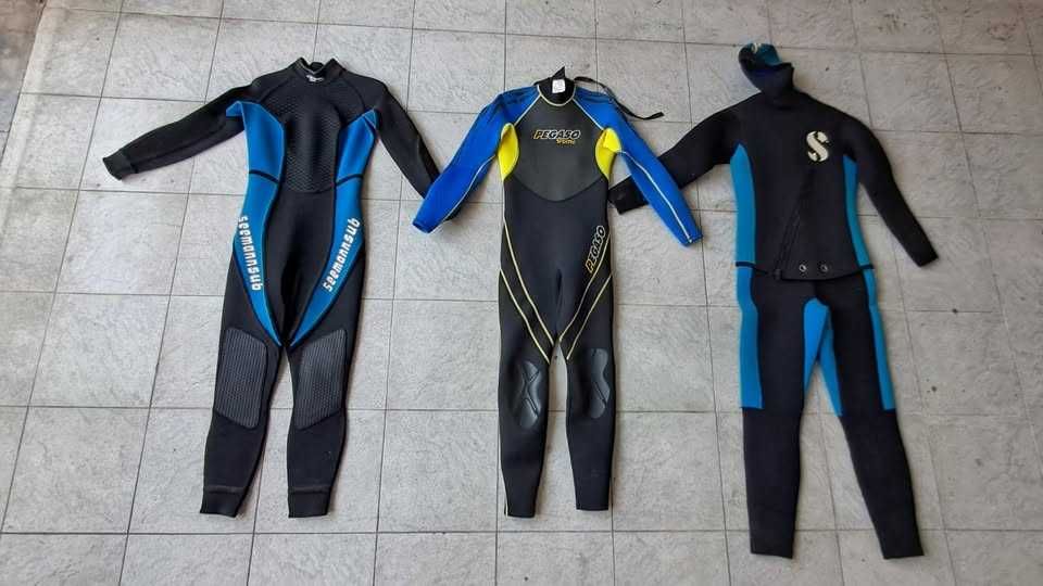 Fatos para mergulho / snorkeling (Scubapro/Pegaso/Seemannsub)
