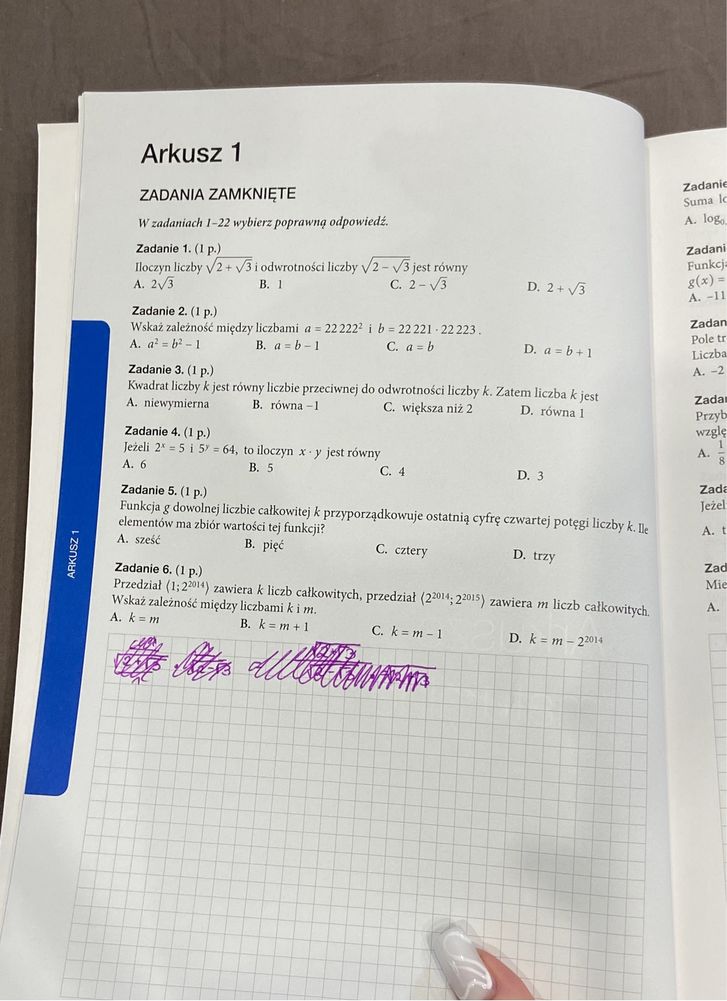 Arkusze maturalne - matematyka poziom podstawowy Nowa Era