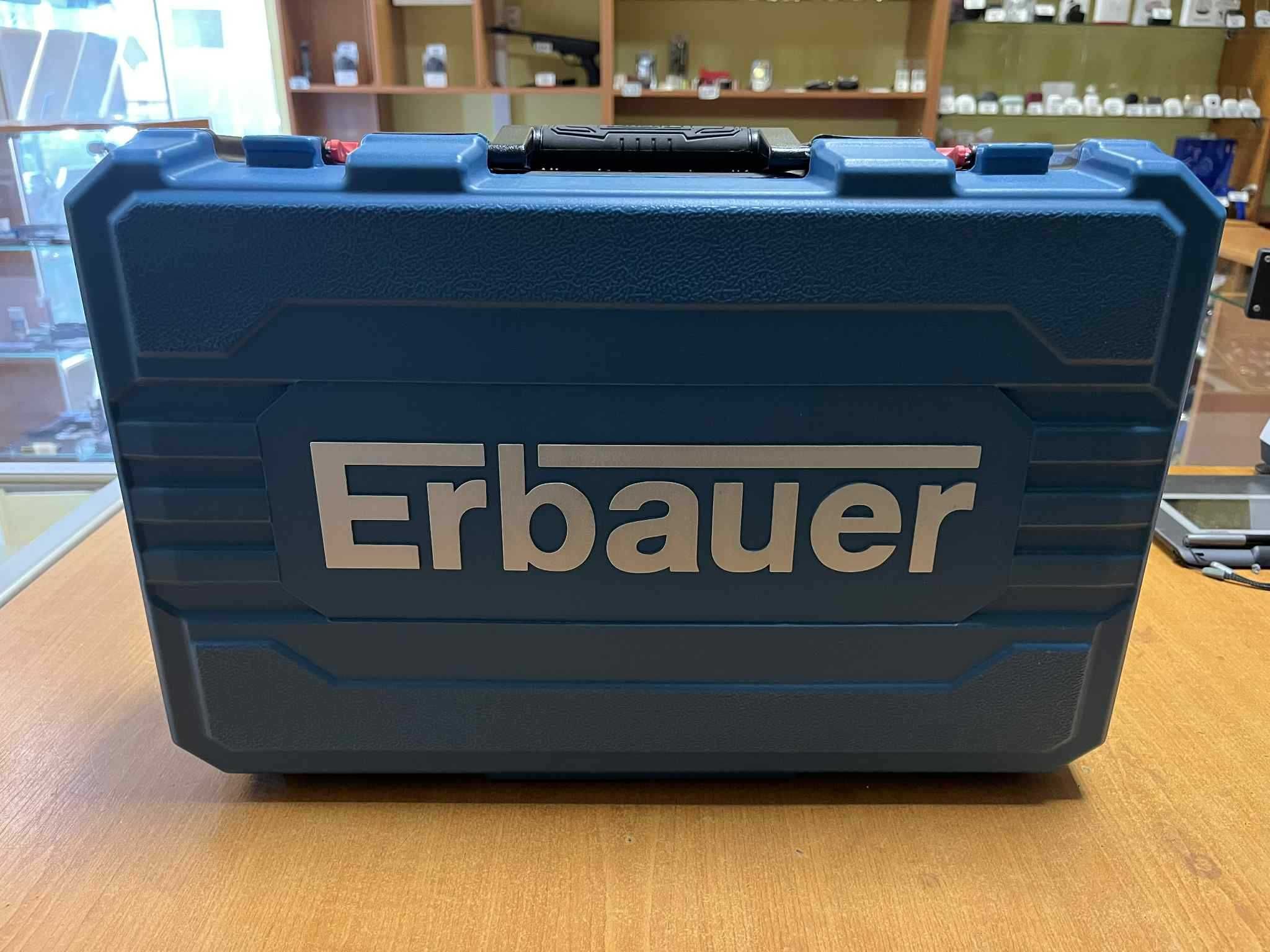 Zestaw Erbauer 18V: wkrętarka, zakrętarka, 2xAku, ładowarka