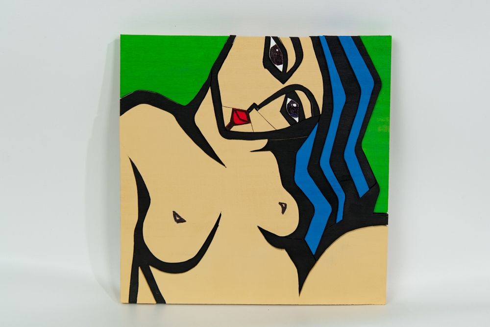 Quadros 3D em madeira