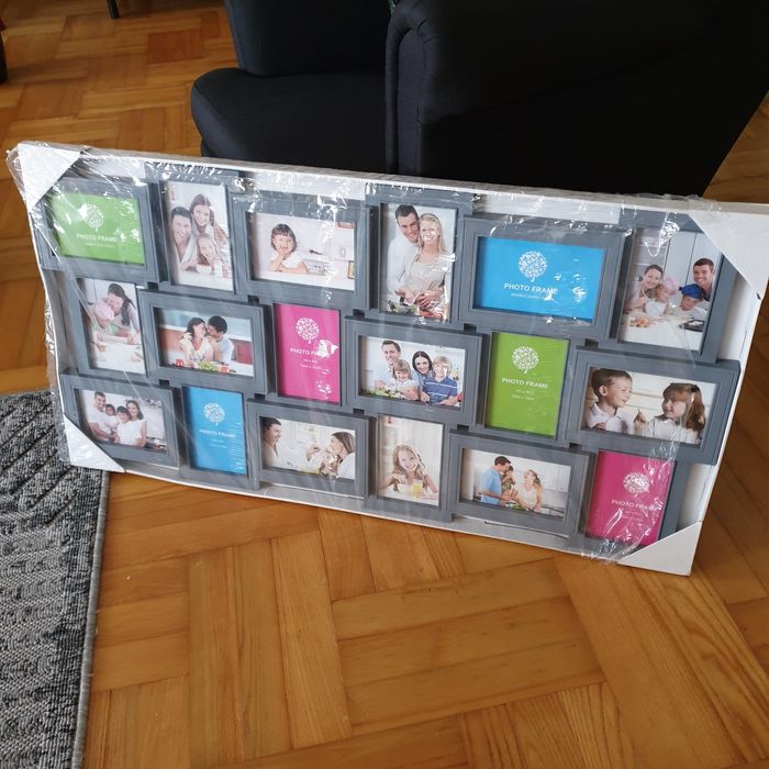 Foto ramka na zdjęcia Multirama szara 10cm x 15cm