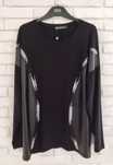 Over Chic piękna elastyczna tunika cyrkonie plus size xxxl 46 48