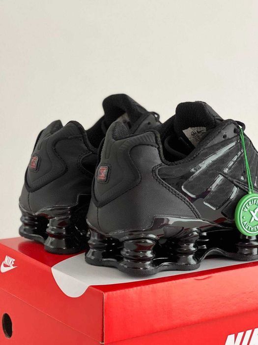 Мужские кроссовки Nike Shox LT Triple Black. Размеры 40-45
