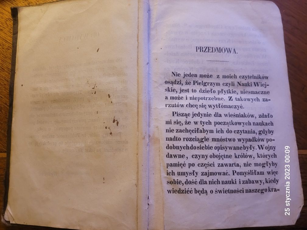 I.A.Czartoryska Pielgrzym w Dobromilu czyli Nauki Wiejskie 1852 Wa-wa