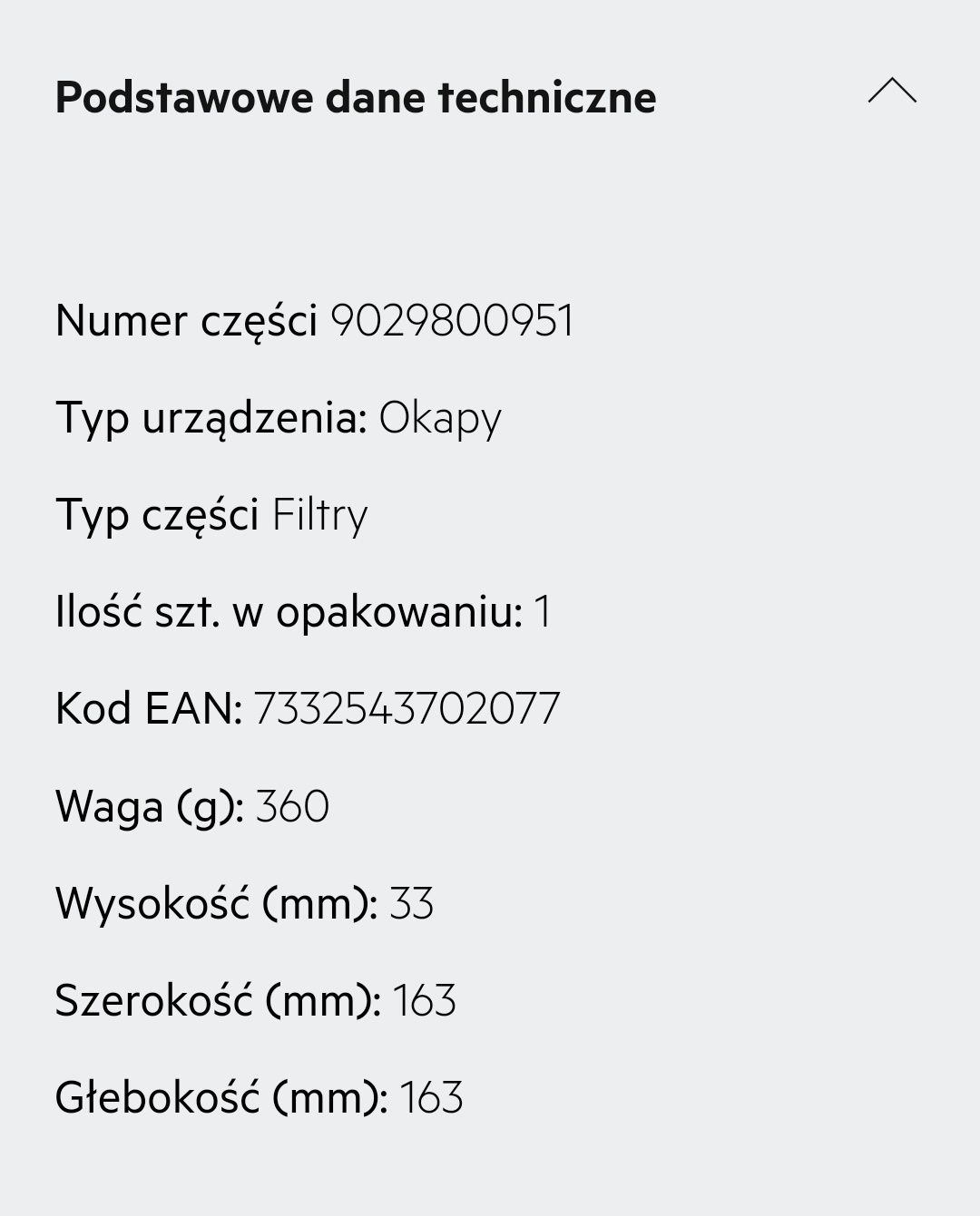 Filtr węglowy do okapu 2 opakowania