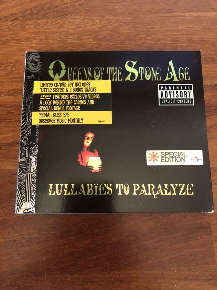 Queens of the Stone Age lullabies to paralyze CD DVD