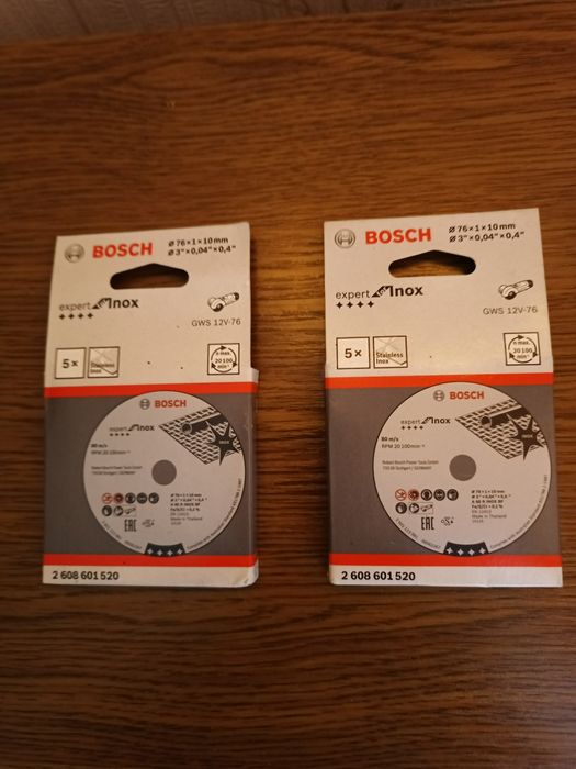 Набор дисков для мини болгарки, дрели ∅76/10 мм BOSCH