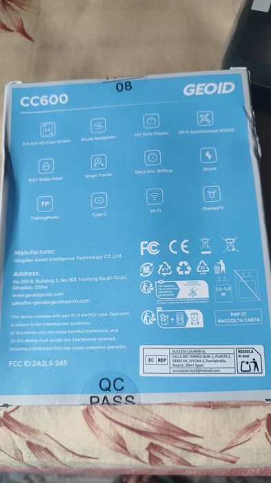 Велокомпьютер GEOID CC600