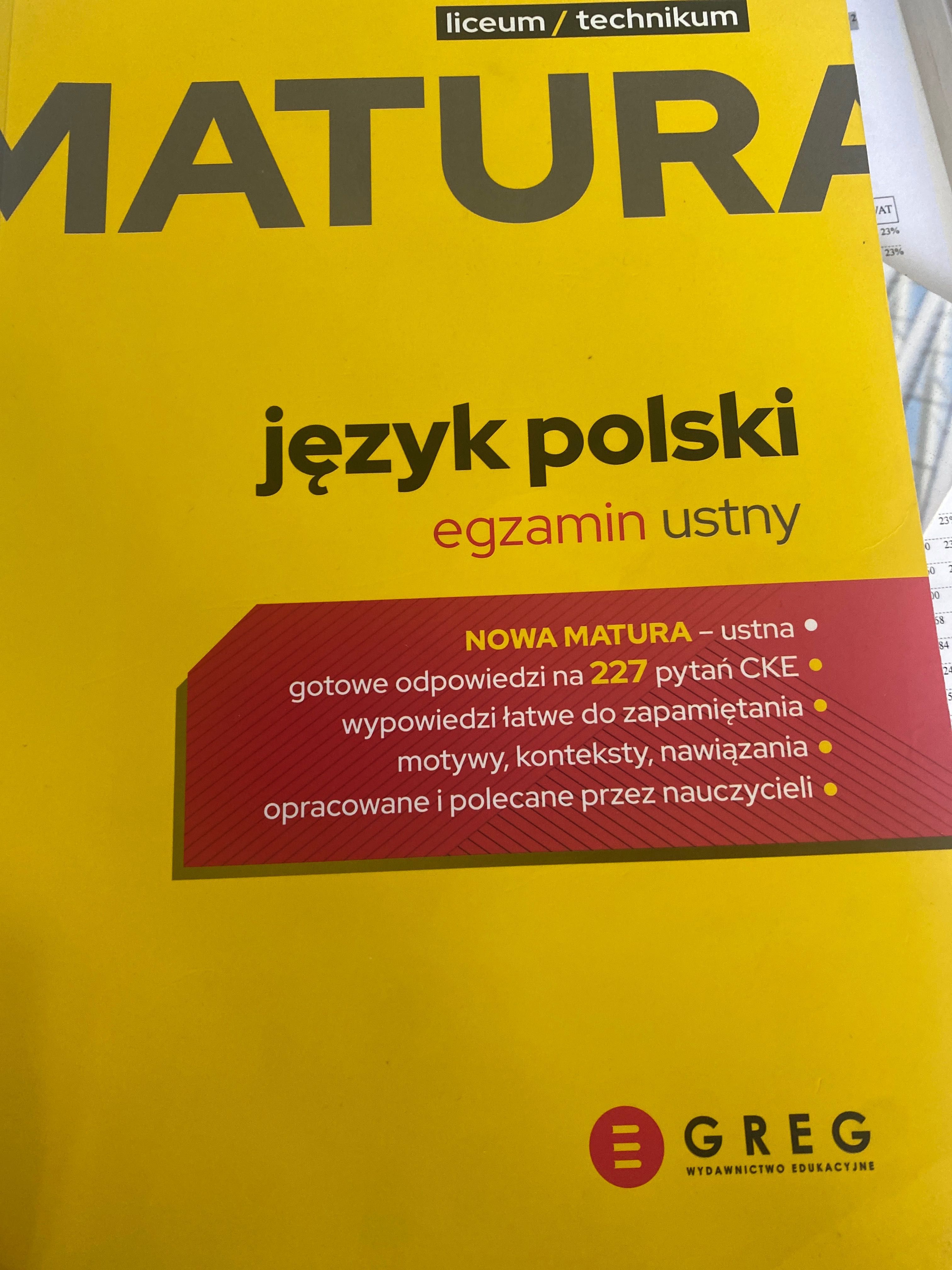 matura J,polski ustna