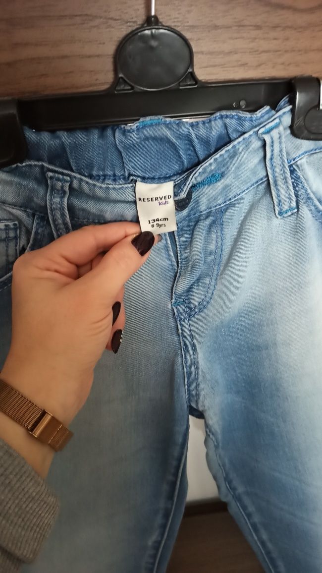 Reserved, jeansy dziewczęce  rozm. 134 cm