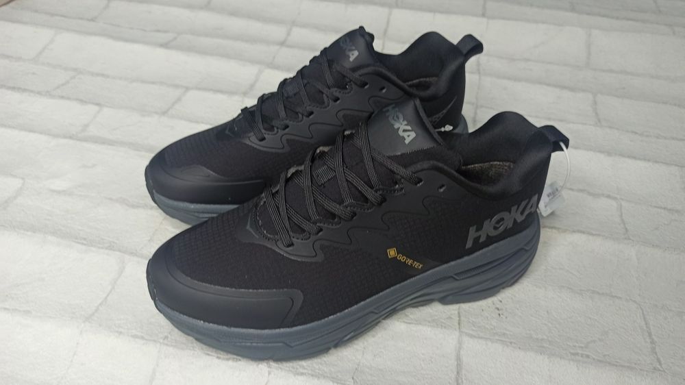 Кроссовки зимние Hoka черные gore-tex 3735-5