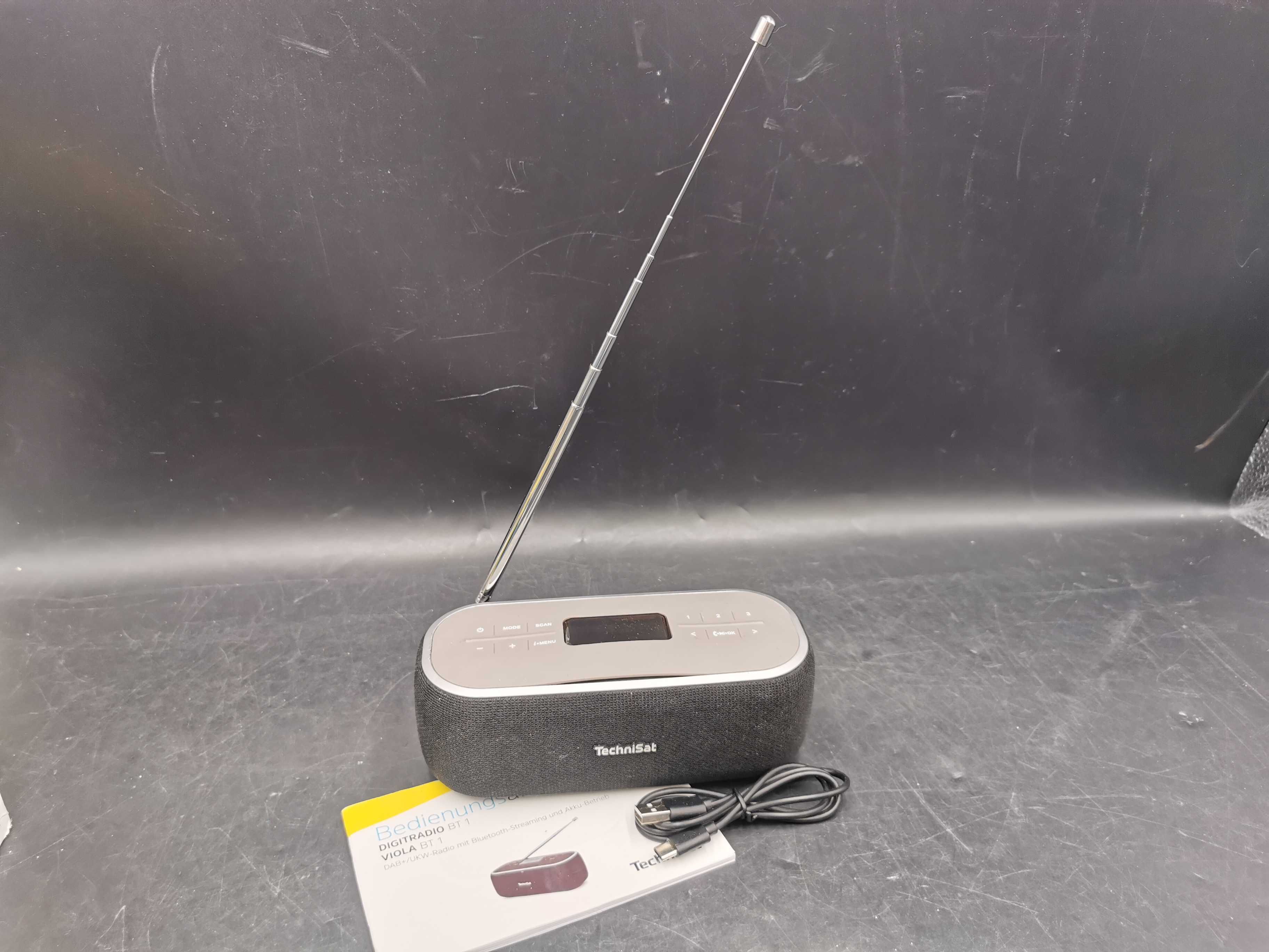 TechniSat VIOLA BT 1 - Przenośny Głośnik Bluetooth Radio DAB+