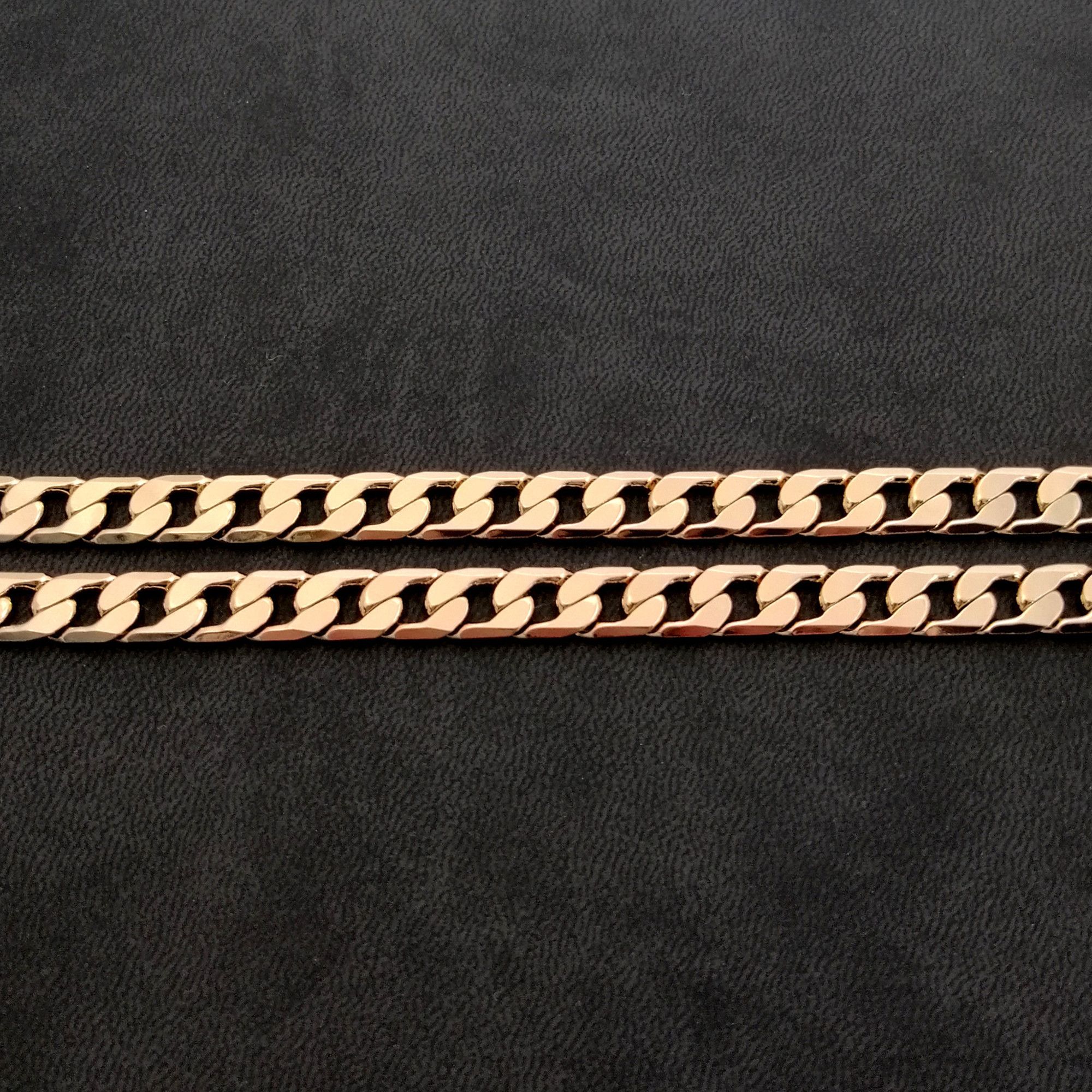 Złoty Gruby Łańcuszek Męski 18k Prezent Dla Niego 60cm/12mm Szeroki Ma