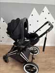 Cybex PRIAM light 2w1/ 3w1 + nosidło-fotelik + baza isofix