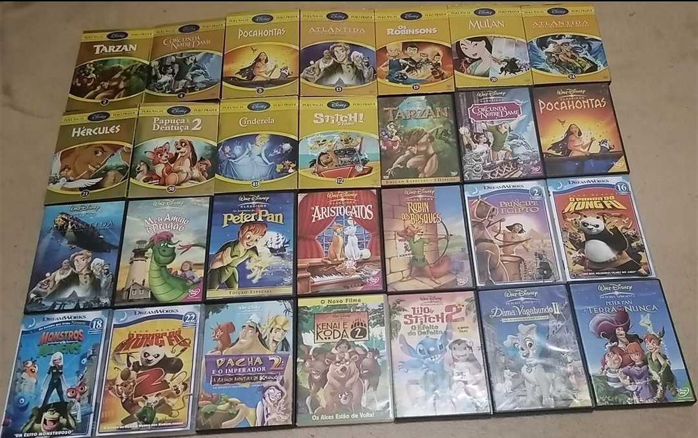 DVD´s originais Disney + DreamWorks