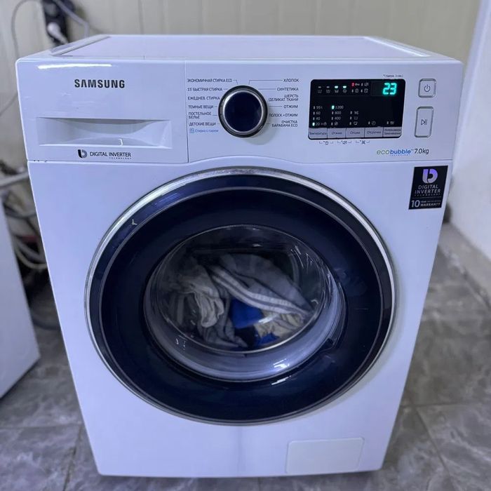 Пральна стиральная машина LG F2V3HS4W Inverter Direct Drive 7 кг ThinQ