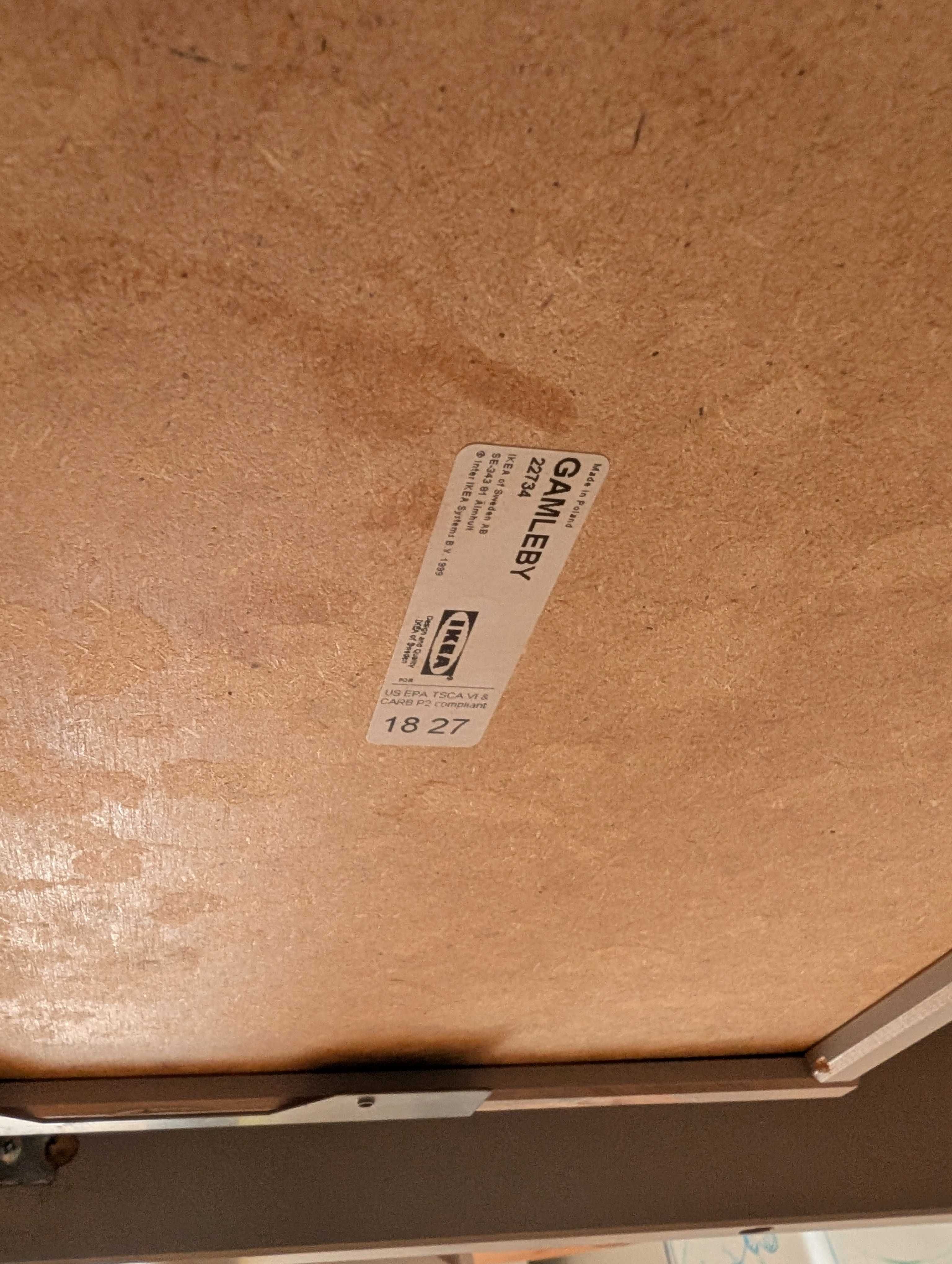 Stół Gamleby Ikea + 4 krzesła Leehamn