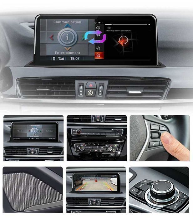 Radio nawigacja BMW X1 F48 CarPlay DSP Android Auto