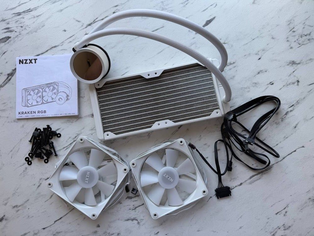 Система рідинного охолодження NZXT Kraken 240 RGB White (RL-KR240-W1)