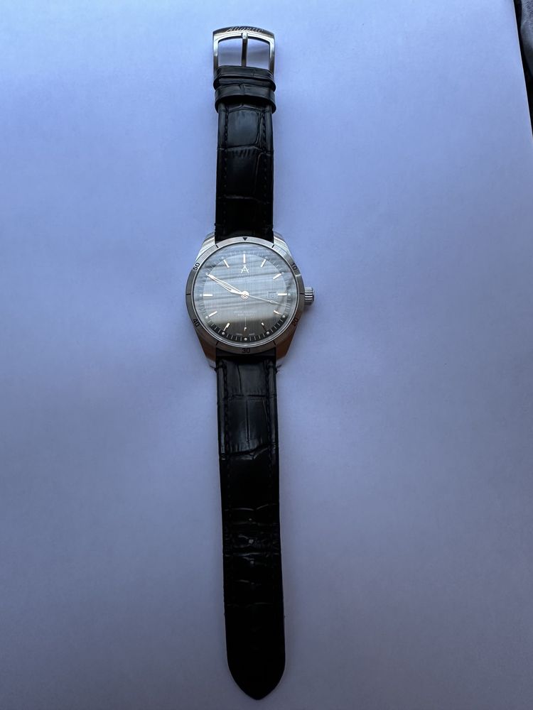 Наручний швейцарський годинник  ATLANTIC SEAFLIGHT у від. ст, ремінець