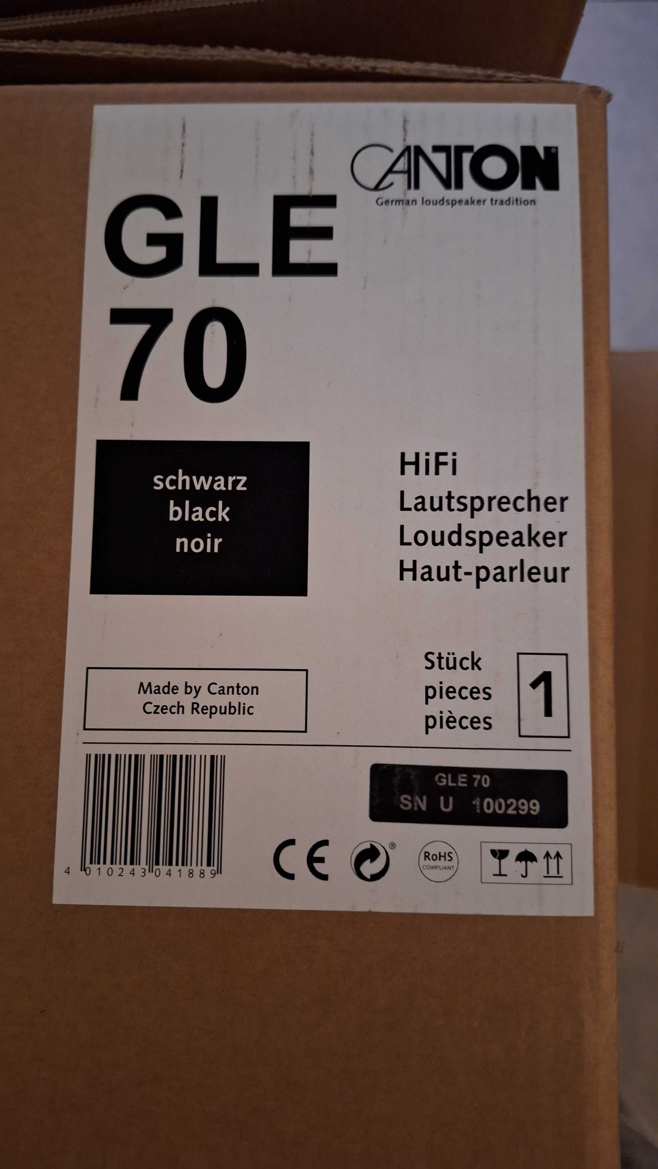 Kolumny Canton GLE 70 Black para