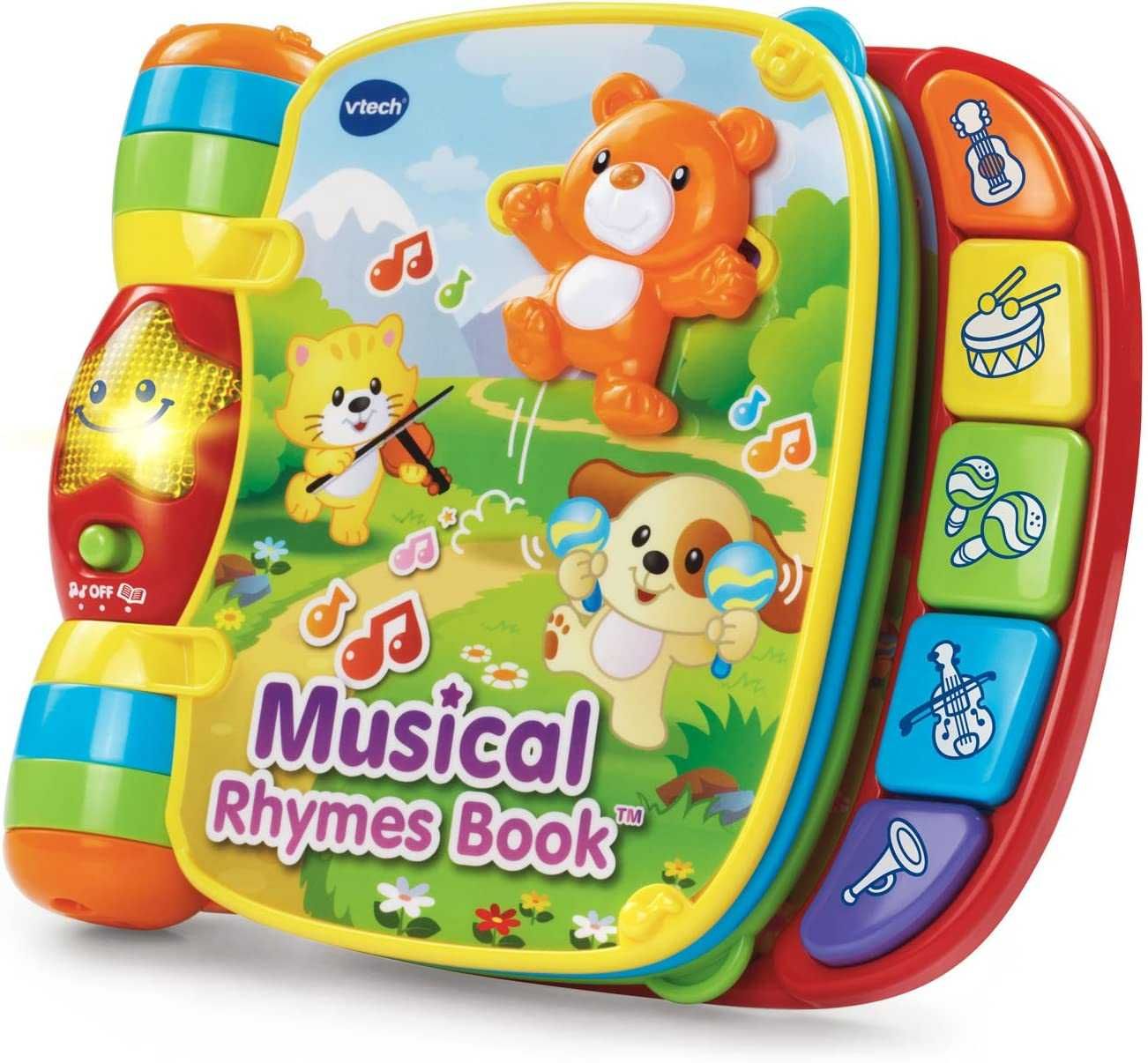 Втеч музыкальная музична книжка VTech Musical Rhymes Book