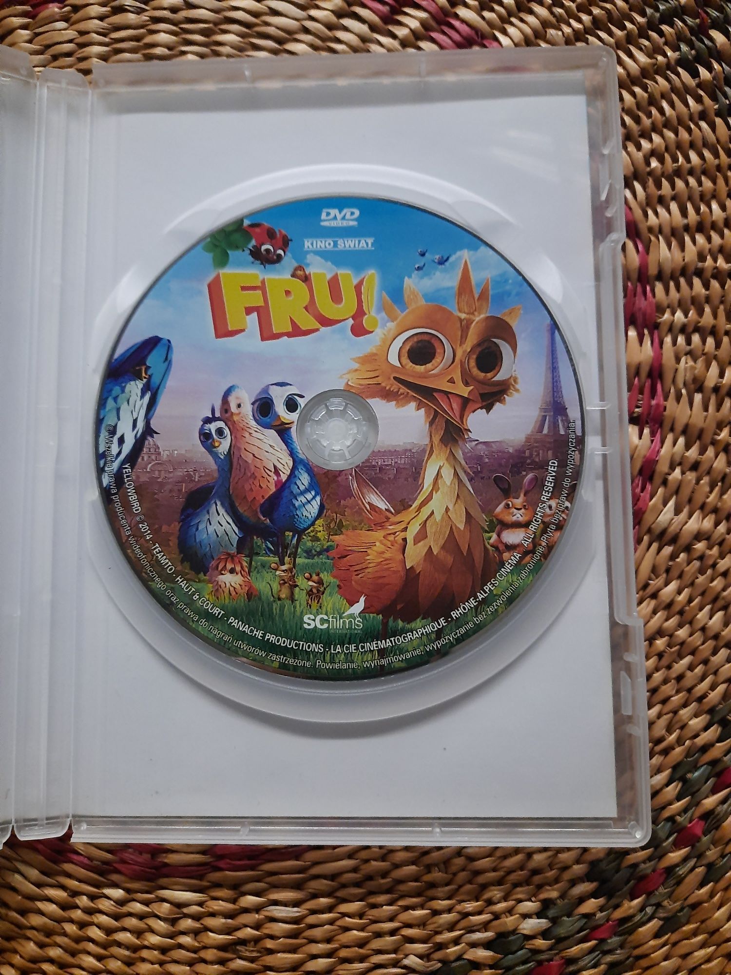DVD z bajką Którędy na Afryke - Fru!