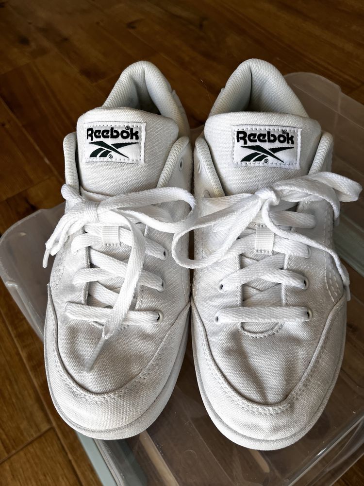 Biale trampki Reebok rozm.38,5 jak nowe