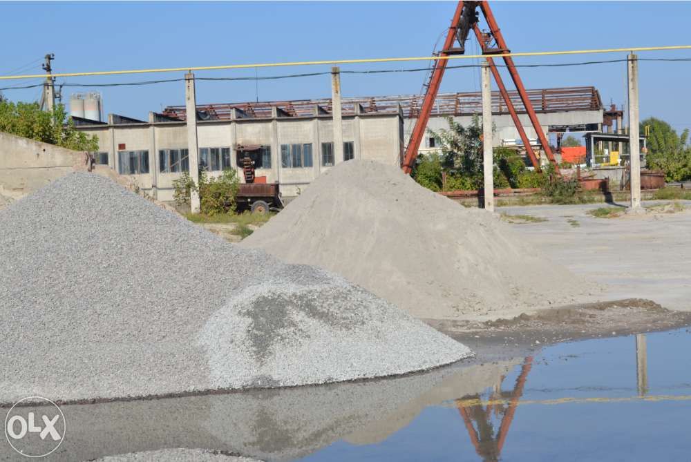 Щебень, песок, отсев