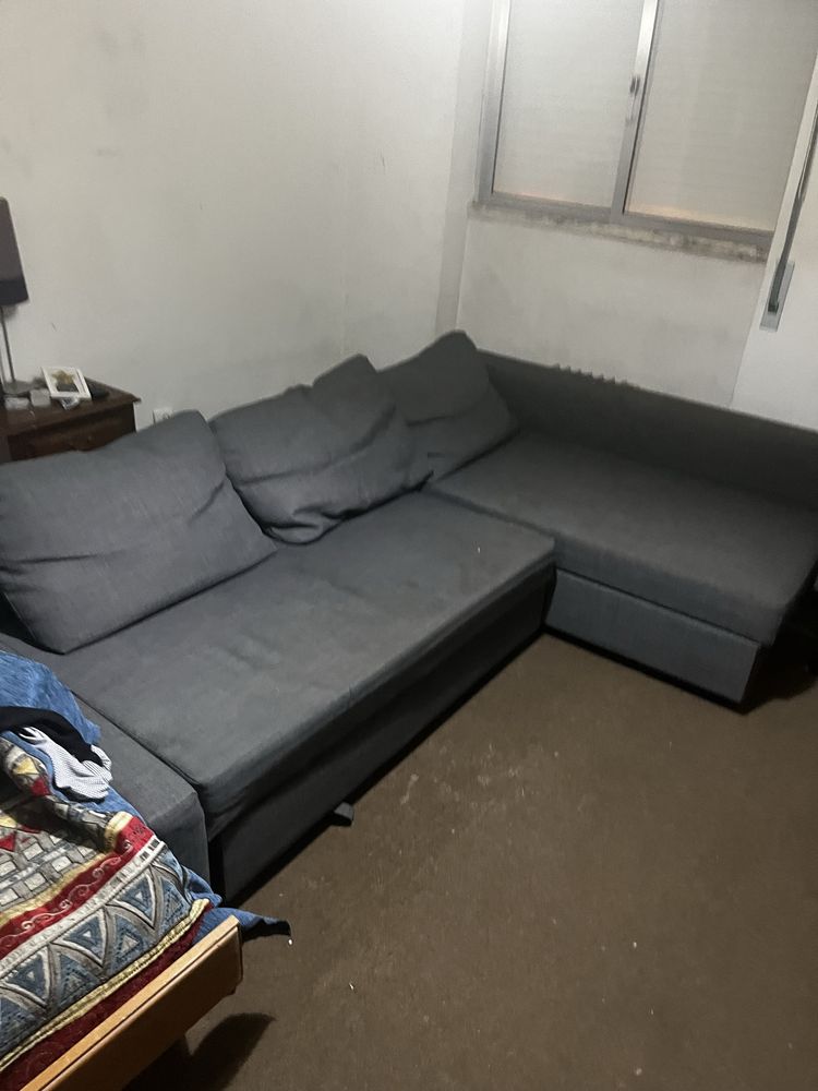Sofa cama cinzento