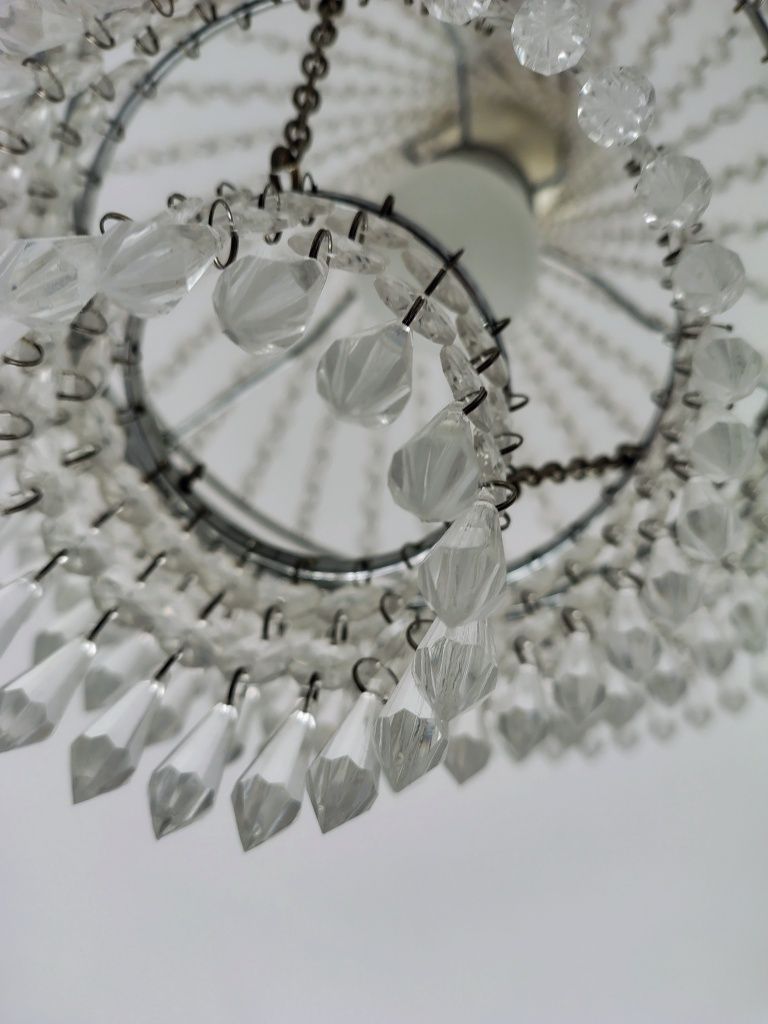 Lampa wisząca, kryształy