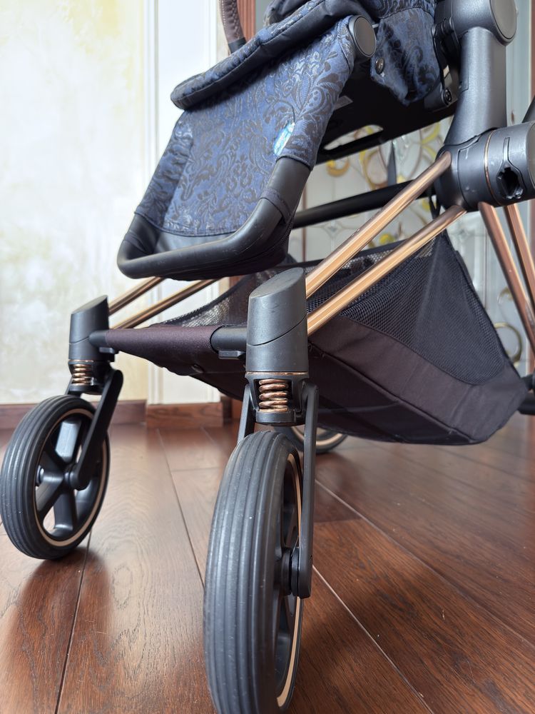 Коляска Cybex Priam JEWELS OF NATURE Frame Rose Gold 2in1