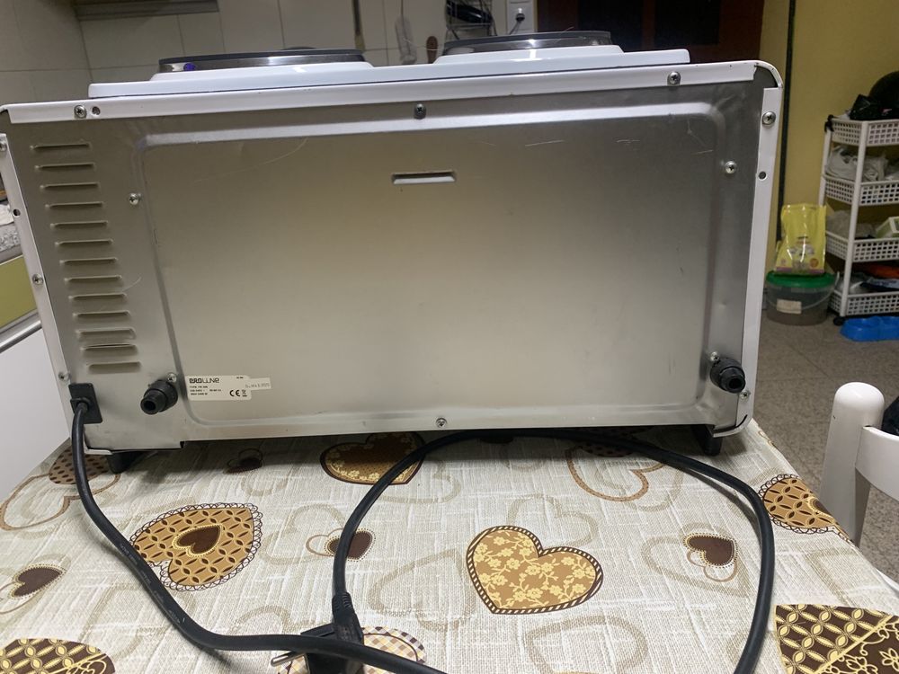 Mini forno com disco elétrico